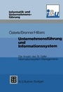 Cover: Unternehmensführung und Informationssystem - Vieweg+Teubner Verlag