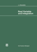 Cover: Real Variable and Integration - Vieweg+Teubner Verlag