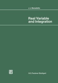 Cover: Real Variable and Integration - Vieweg+Teubner Verlag
