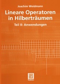 Cover: Lineare Operatoren in Hilbertr&auml;umen - Vieweg+Teubner Verlag