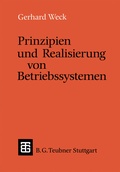 Cover: Prinzipien und Realisierung von Betriebssystemen - Vieweg+Teubner Verlag