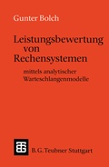Cover: Leistungsbewertung von Rechensystemen - Vieweg+Teubner Verlag