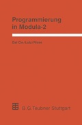 Cover: Programmierung in Modula-2 - Vieweg+Teubner Verlag