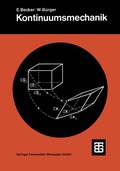 Cover: Kontinuumsmechanik - Vieweg+Teubner Verlag