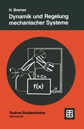 Cover: Dynamik und Regelung mechanischer Systeme - Vieweg+Teubner Verlag
