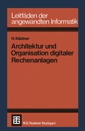 Cover: Architektur und Organisation digitaler Rechenanlagen - Vieweg+Teubner Verlag