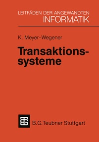Enlarge image Cover: Transaktionssysteme - Vieweg+Teubner Verlag