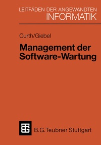 Enlarge image Cover: Management der Software-Wartung - Vieweg+Teubner Verlag