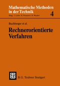 Cover: Rechnerorientierte Verfahren - Vieweg+Teubner Verlag