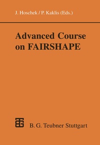 Abbildung von: Advanced Course on FAIRSHAPE - Vieweg+Teubner Verlag