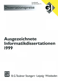 Enlarge image Cover: Ausgezeichnete Informatikdissertationen 1999 - Vieweg+Teubner Verlag