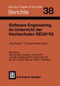 Cover: Software Engineering im Unterricht der Hochschulen SEUH '93 - Vieweg+Teubner Verlag