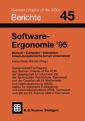 Cover: Software-Ergonomie '95 - Vieweg+Teubner Verlag