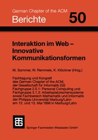 Enlarge image Cover: Interaktion im Web - Innovative Kommunikationsformen - Vieweg+Teubner Verlag