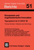 Cover: Groupware und organisatorische Innovation - Vieweg+Teubner Verlag