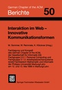 Cover: Interaktion im Web - Innovative Kommunikationsformen - Vieweg+Teubner Verlag