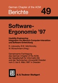 Cover: Software-Ergonomie '97 - Vieweg+Teubner Verlag