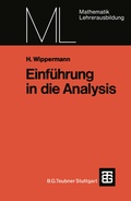 Cover: Einf&uuml;hrung in die Analysis - Vieweg+Teubner Verlag