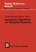 Cover: Numerische Algorithmen auf Transputer-Systemen - Vieweg+Teubner Verlag