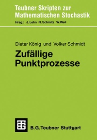 Enlarge image Cover: Zufällige Punktprozesse - Vieweg+Teubner Verlag