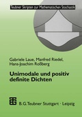 Cover: Unimodale und positiv definite Dichten - Vieweg+Teubner Verlag