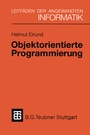 Cover: Objektorientierte Programmierung - Vieweg+Teubner Verlag