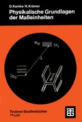 Cover: Physikalische Grundlagen der Ma&szlig;einheiten - Vieweg+Teubner Verlag