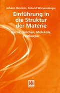 Cover: Einf&uuml;hrung in die Struktur der Materie - Vieweg+Teubner Verlag