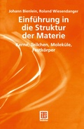 Cover: Einf&uuml;hrung in die Struktur der Materie - Vieweg+Teubner Verlag