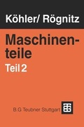 Cover: Maschinenteile - Vieweg+Teubner Verlag