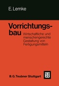 Cover: Vorrichtungsbau - Vieweg+Teubner Verlag
