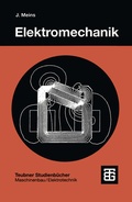 Cover: Elektromechanik - Vieweg+Teubner Verlag