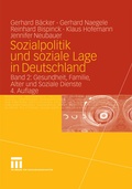 Cover: Sozialpolitik und soziale Lage in Deutschland - VS Verlag f&uuml;r Sozialwissenschaften