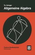 Cover: Allgemeine Algebra - Vieweg+Teubner Verlag
