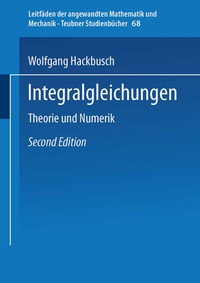 Enlarge image Cover: Integralgleichungen - Vieweg+Teubner Verlag