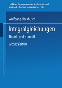 Enlarge image Cover: Integralgleichungen - Vieweg+Teubner Verlag