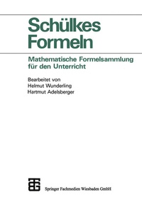 Abbildung von: Schülkes Formeln - Vieweg+Teubner Verlag