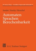 Cover: Automaten Sprachen Berechenbarkeit - Vieweg+Teubner Verlag