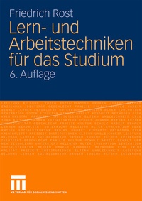 Abbildung von: Lern- und Arbeitstechniken für das Studium - VS Verlag für Sozialwissenschaften
