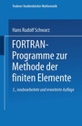 Cover: FORTRAN-Programme zur Methode der finiten Elemente - Vieweg+Teubner Verlag