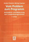 Cover: Von Problem zum Programm - Vieweg+Teubner Verlag