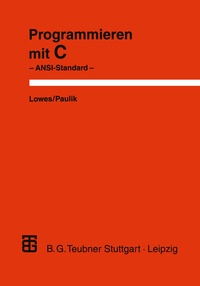 Abbildung von: Programmieren mit C - Vieweg+Teubner Verlag