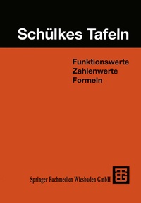 Abbildung von: Schülkes Tafeln - Vieweg+Teubner Verlag