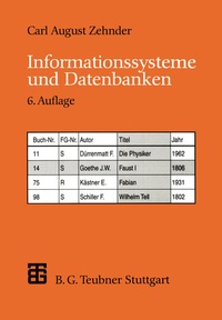 Abbildung von: Informationssysteme und Datenbanken - Vieweg+Teubner Verlag