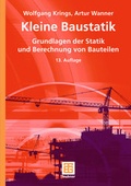Cover: Kleine Baustatik - Vieweg+Teubner Verlag
