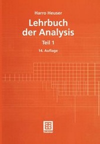 Enlarge image Cover: Lehrbuch Analysis - Vieweg+Teubner Verlag