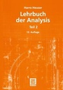 Cover: Lehrbuch der Analysis - Vieweg+Teubner Verlag
