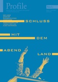 Cover: Profile 5, Schlu&szlig; mit dem Abendland! - Zsolnay