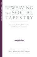 Cover: Reweaving the Social Tapestry - WW Norton & Co