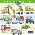 Cover: LESEMAUS 151: Bagger, Autos und Traktoren - Carlsen